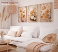 Fall Decor Prints Set of 3, Farmhouse Autumn Printable Fall Leaves Art, Digital Autumn Pumpkin Print Watercolor Painting, Autumn Wall Art product logo