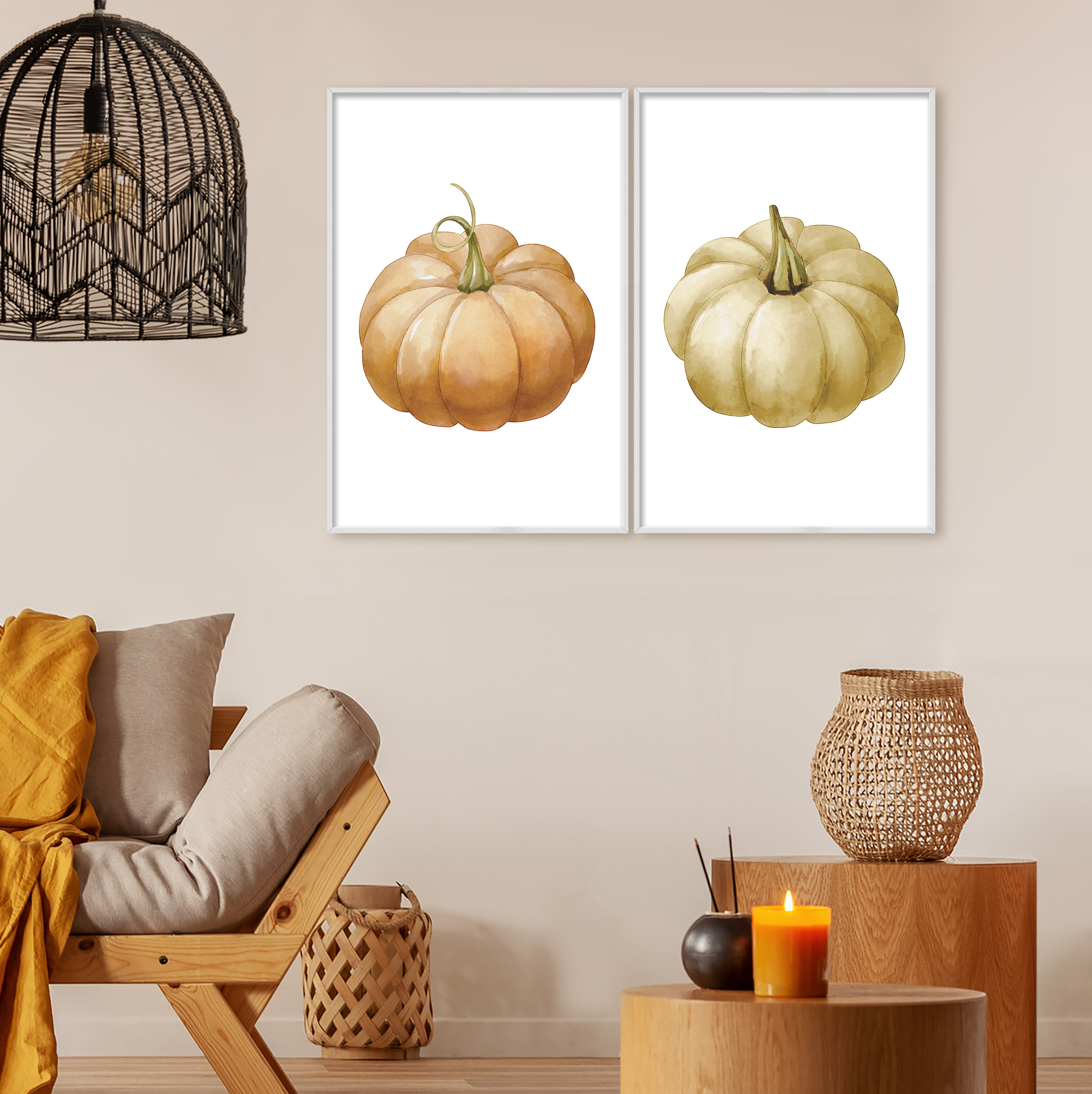 Fall Wall Decor, Fall Wall Art, Set of 3 Print, Fall Printable Wall Art ...