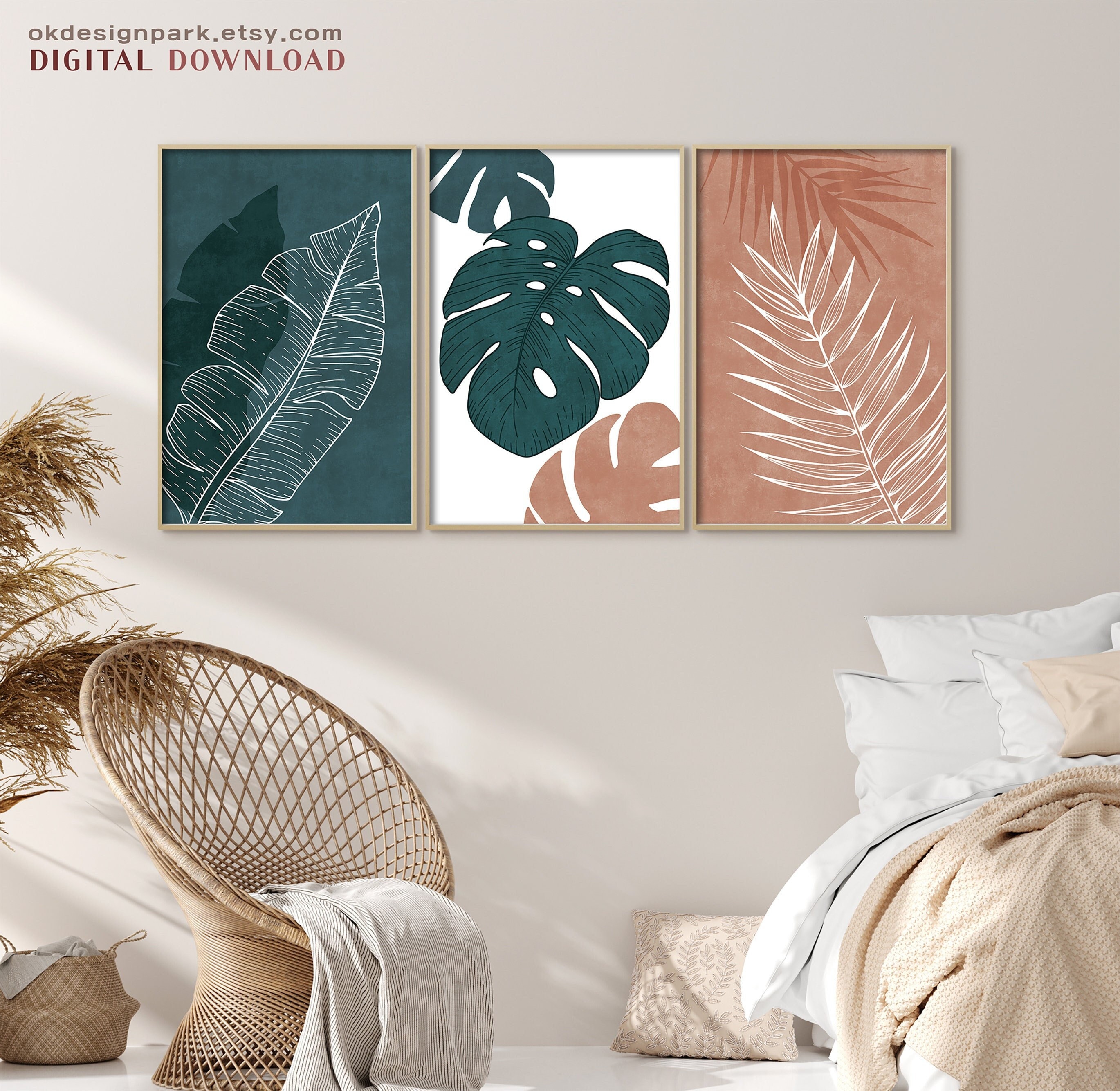 Boho Wall Art, Boho Wall Decor, Printable Wall Art, Boho Home Decor ...