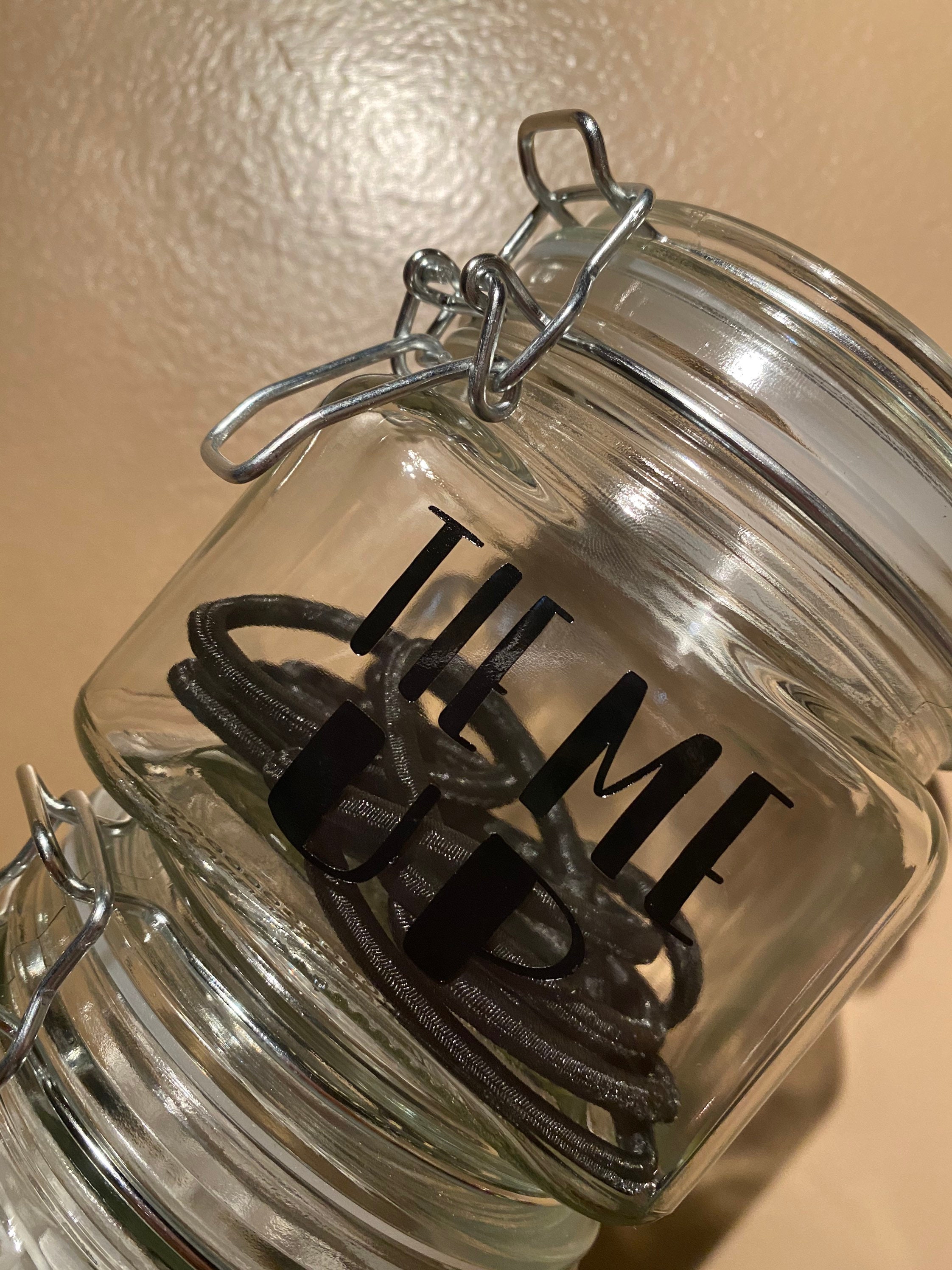 Bathroom Storage Jars Etsy