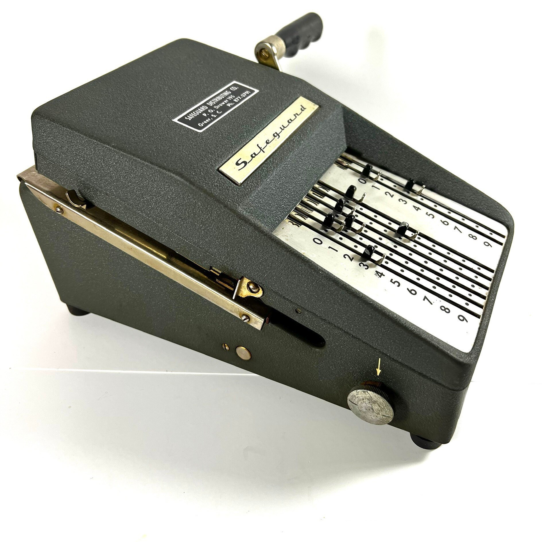 Safeguard Check Writing System Vintage 1950s Complete Working Order