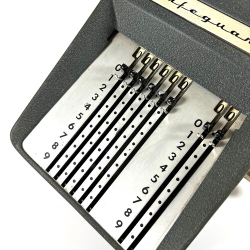 Safeguard Check Writing System Vintage 1950s Complete Working Order