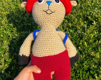 Crochet Chopper One Piece Amigurumi Doll