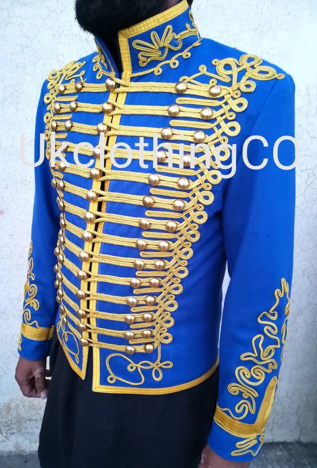 New Napoleonic Hussar Uniform Miltary Style Tunic Pelisse - Etsy