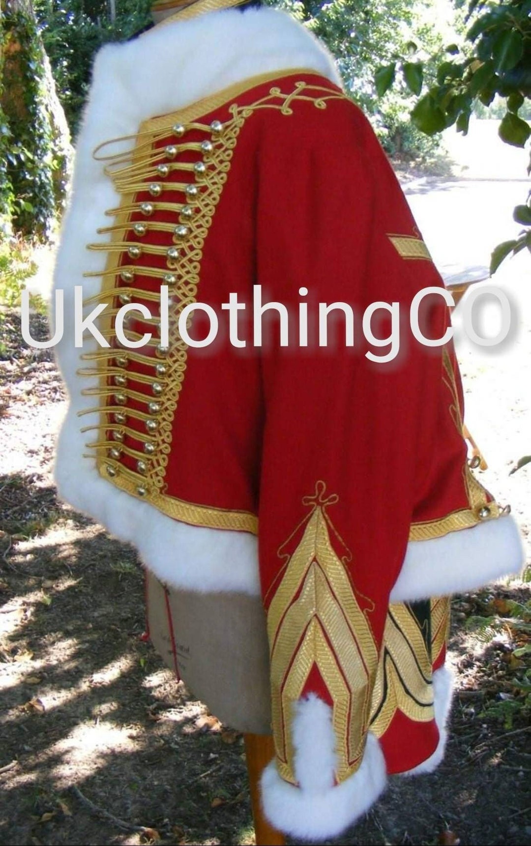 New Napoleonic Hussar Uniform Miltary Style Tunic Pelisse Etsy
