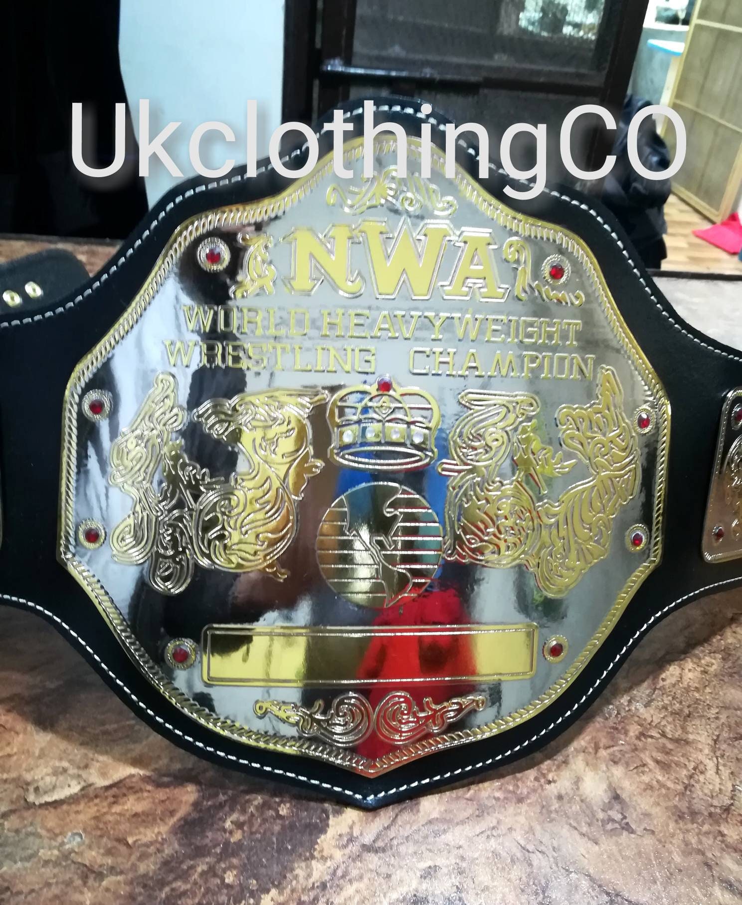 New WWF NWA World Heavyweight Champion Belt Classic Gold Adult | Etsy