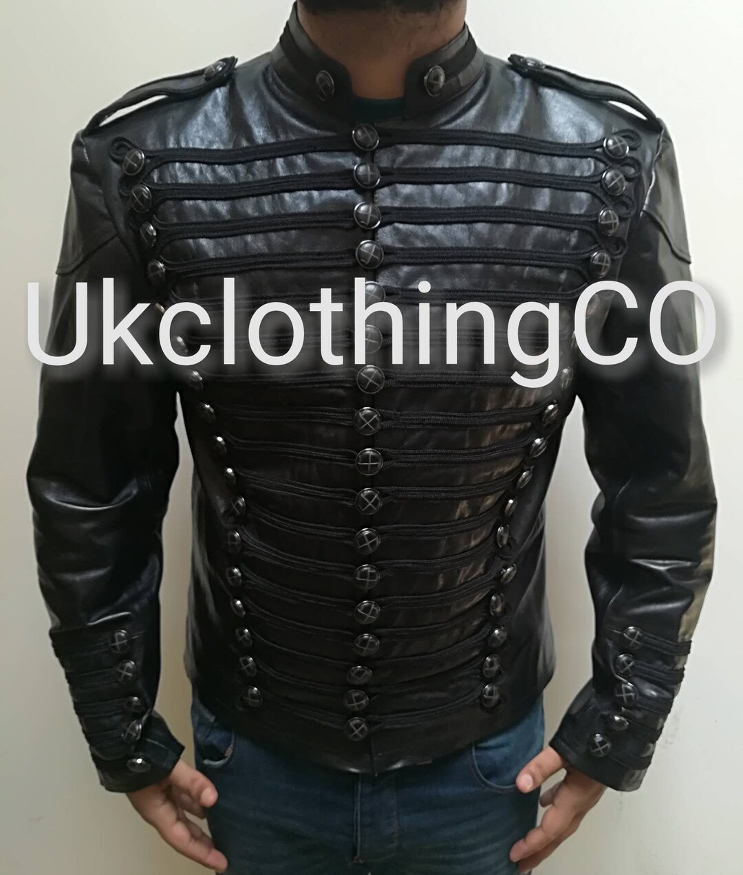 Leather Hussar Jacket Steampunk Military Uniforms Military Jackets for Sale Steampunk Military