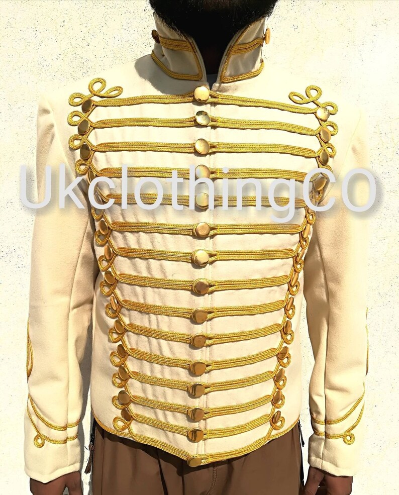 Hussars Pelise Plain British war jacket British war jackets online civil war jacket