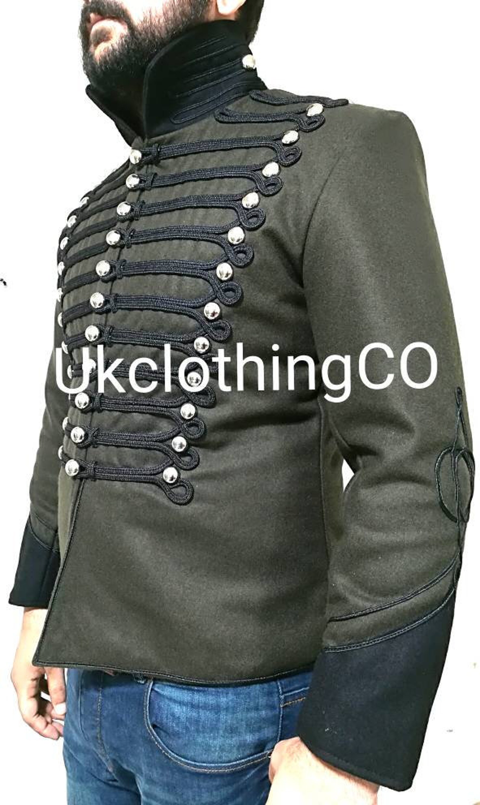 Military Uniform Hussar Jacketnapoleonic Uniformsnapoleonic Etsy