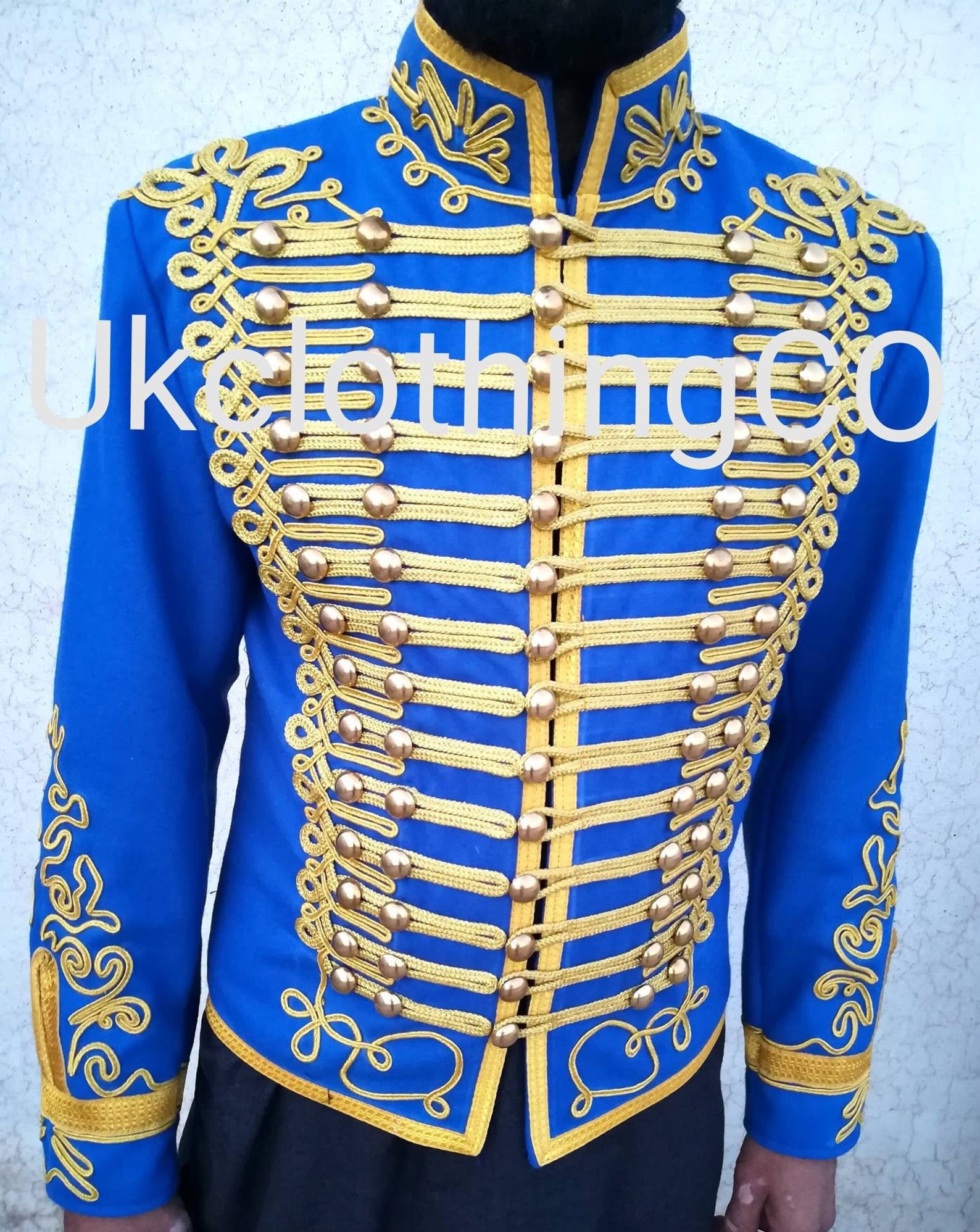 New Napoleonic Hussar Uniform Miltary Style Tunic Pelisse Etsy UK
