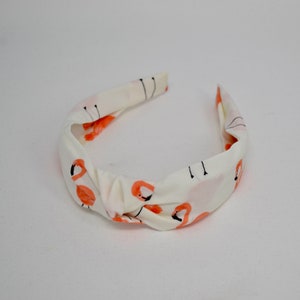 Rifle Paper Flamingos Knot Headband