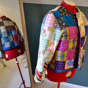 Vintage Quilt Coat Ladies Medium-Large
