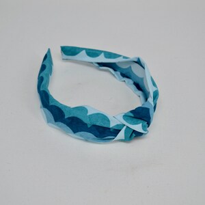Rifle Paper Blue Waves Knot Headband