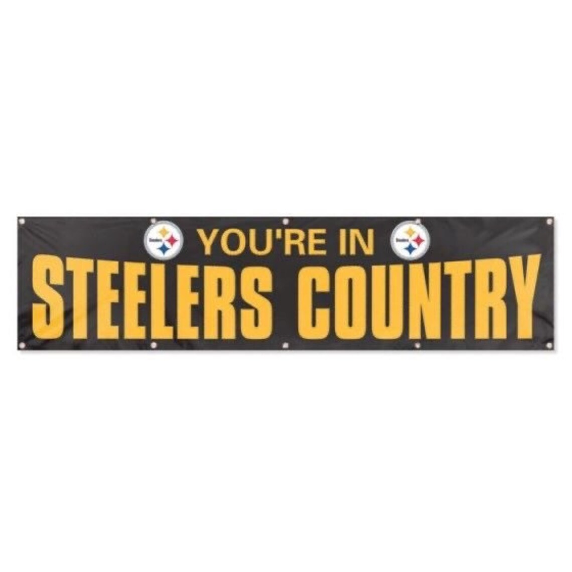 Pittsburgh Steelers HUGE Tailgate Banner Youre in Steelers Etsy