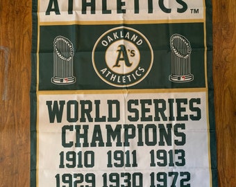 Oakland A’s Athletics World Series Championship Flag