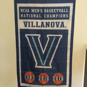 Bandera del campeonato nacional de la NCAA de Villanova Wildcats
