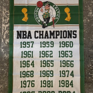 Bandiera del campionato NBA dei Boston Celtics