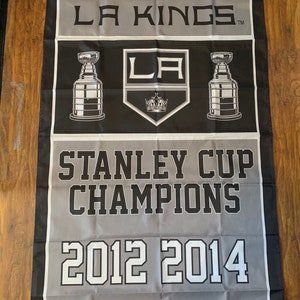 Los Angeles LA Kings Stanley Cup Championship Banner Flag