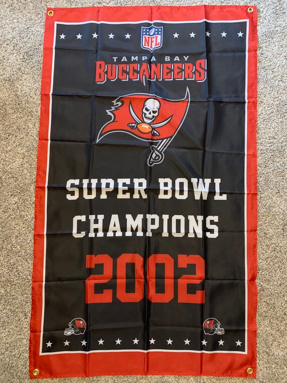 Tampa Bay Buccaneers Super Bowl Banner Championship Flag Etsy