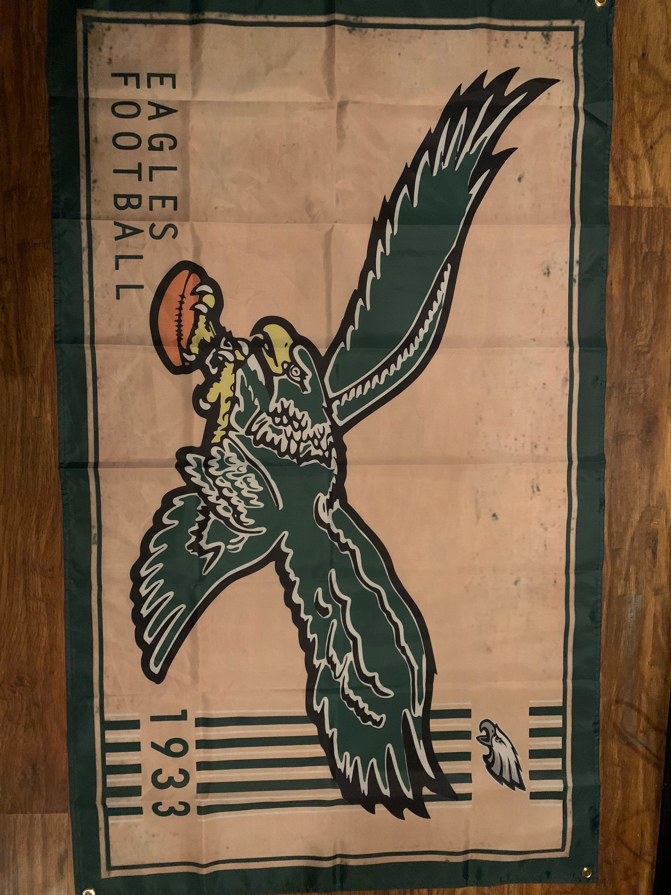 Philadelphia Eagles Retro B Vintage Throwback Wall Banner Flag