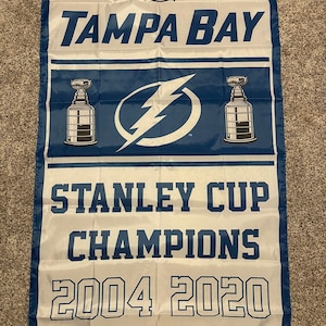 Bandera del campeonato de la Copa Stanley de Tampa Bay Lightning