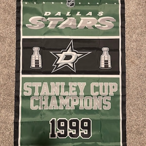 Bandera del campeonato de la Copa Stanley de los Dallas Stars