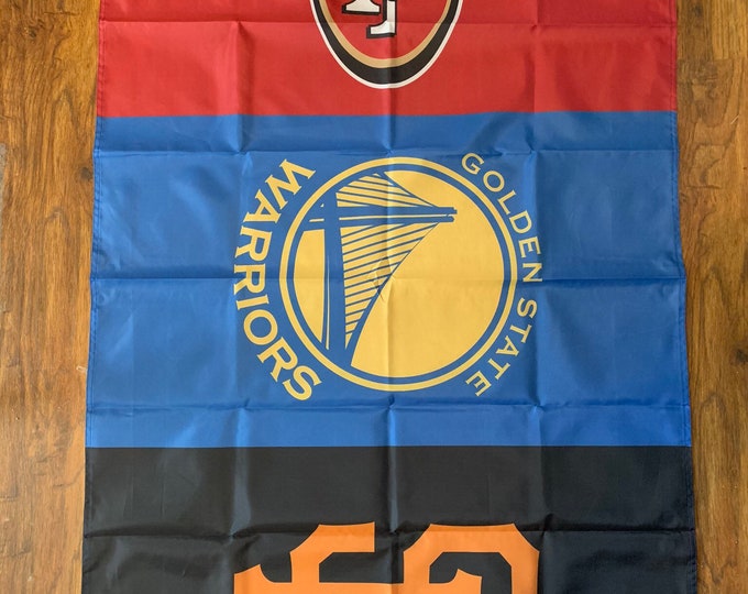 San Francisco Bay Area Sports Flag Giants Warriors 49ers Banner