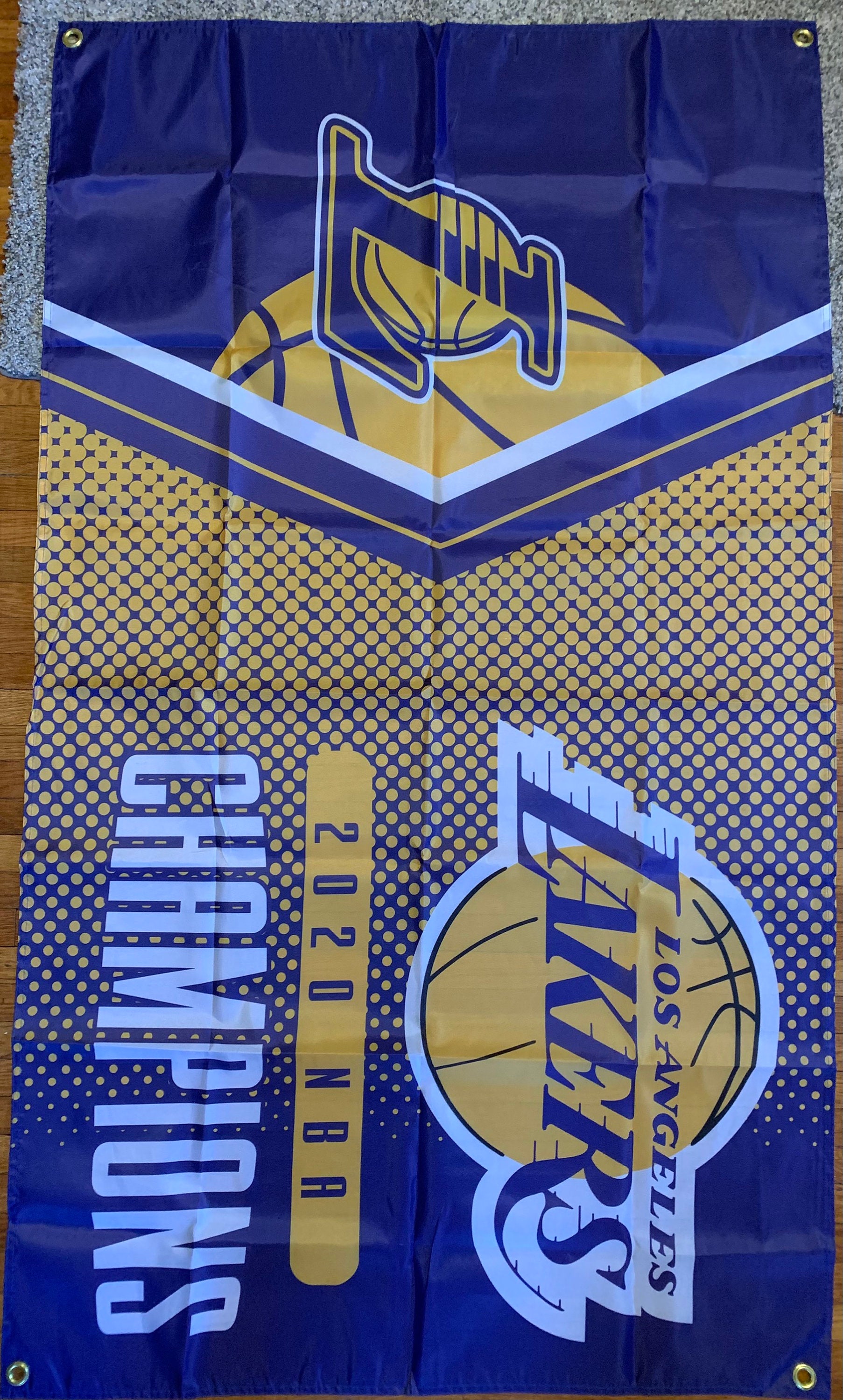 Buy Los Angeles Lakers NBA Championship Banner Flag Online in India 