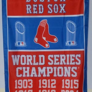 Boston Red Sox World Series Championship Flag