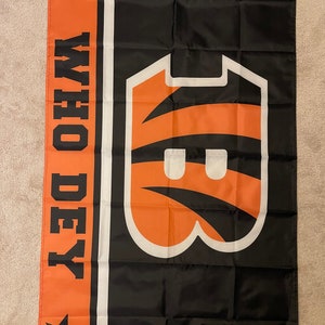 Cincinnati Bengals WHO DEY-bannervlag