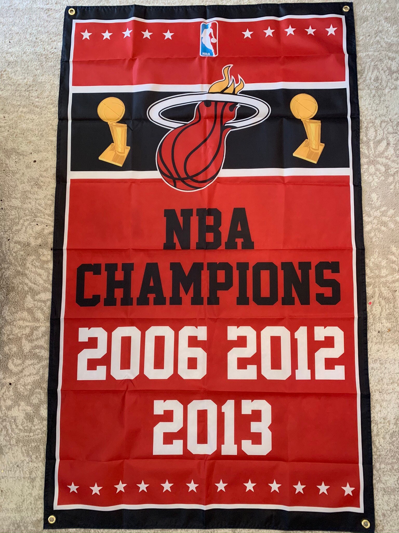 Rico 2020 NBA Champions Los Angeles Lakers 3' x 5' Banner Flag