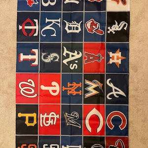 MLB 30 Team Banner Flag