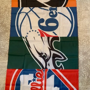 Philadelphia Sports Flagge Phillies Eagles 76ers Flyer Banner