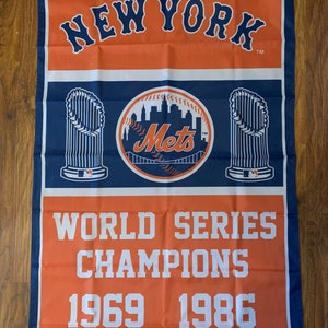 New York Mets World Series Championship Flag