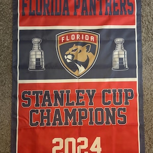 Florida Panthers Stanley Cup Championship Wall Banner Flag