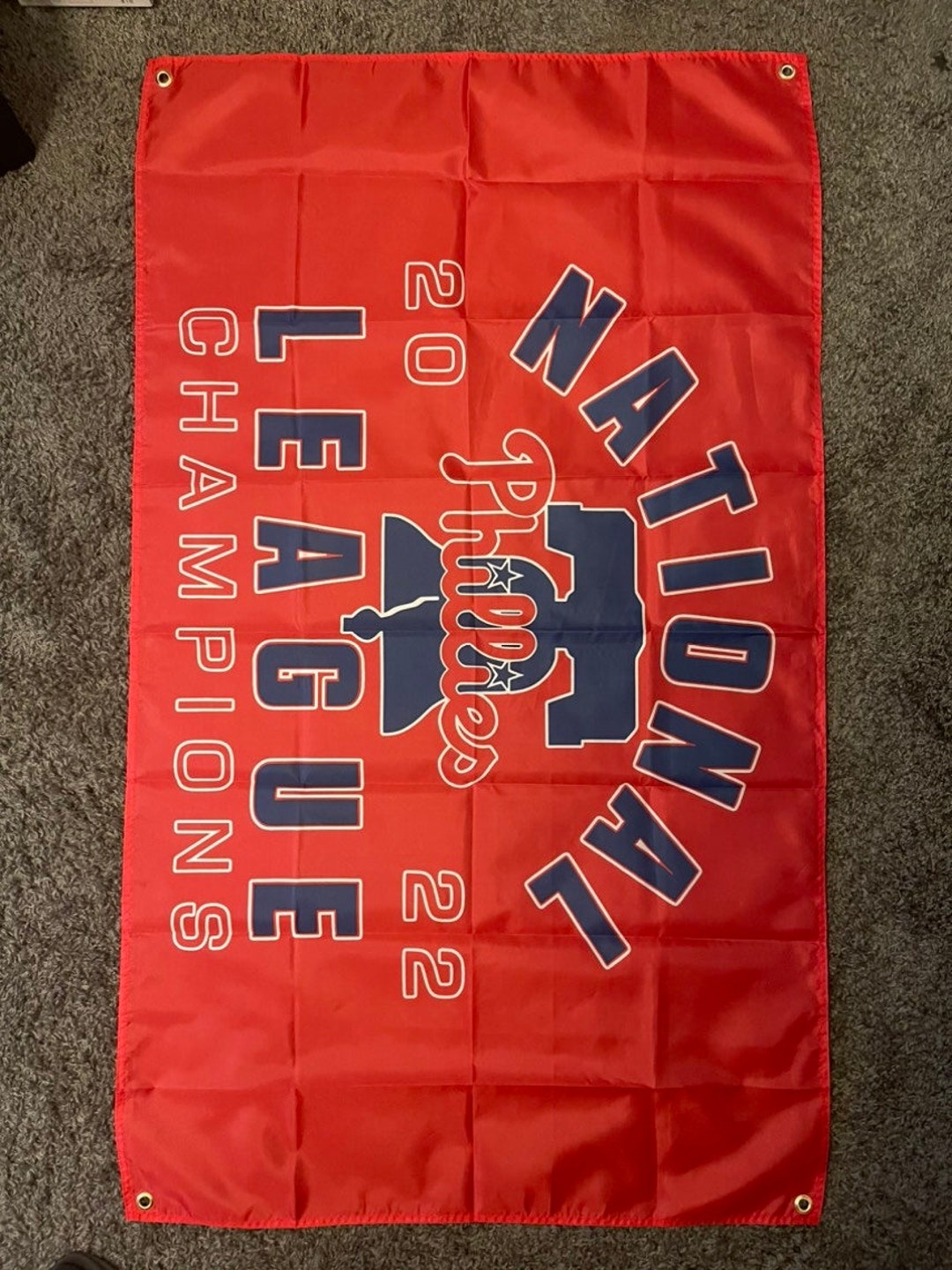 Philadelphia Phillies 2022 NLCS Championship Flag Banner 