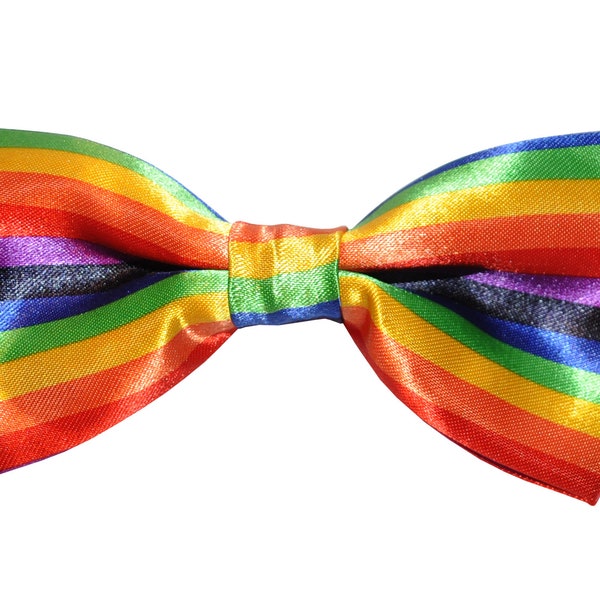 Gay Pride LGBT Rainbow Pre-Tied Bow Tie