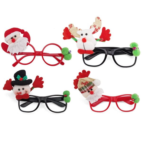 Christmas Glasses Etsy UK