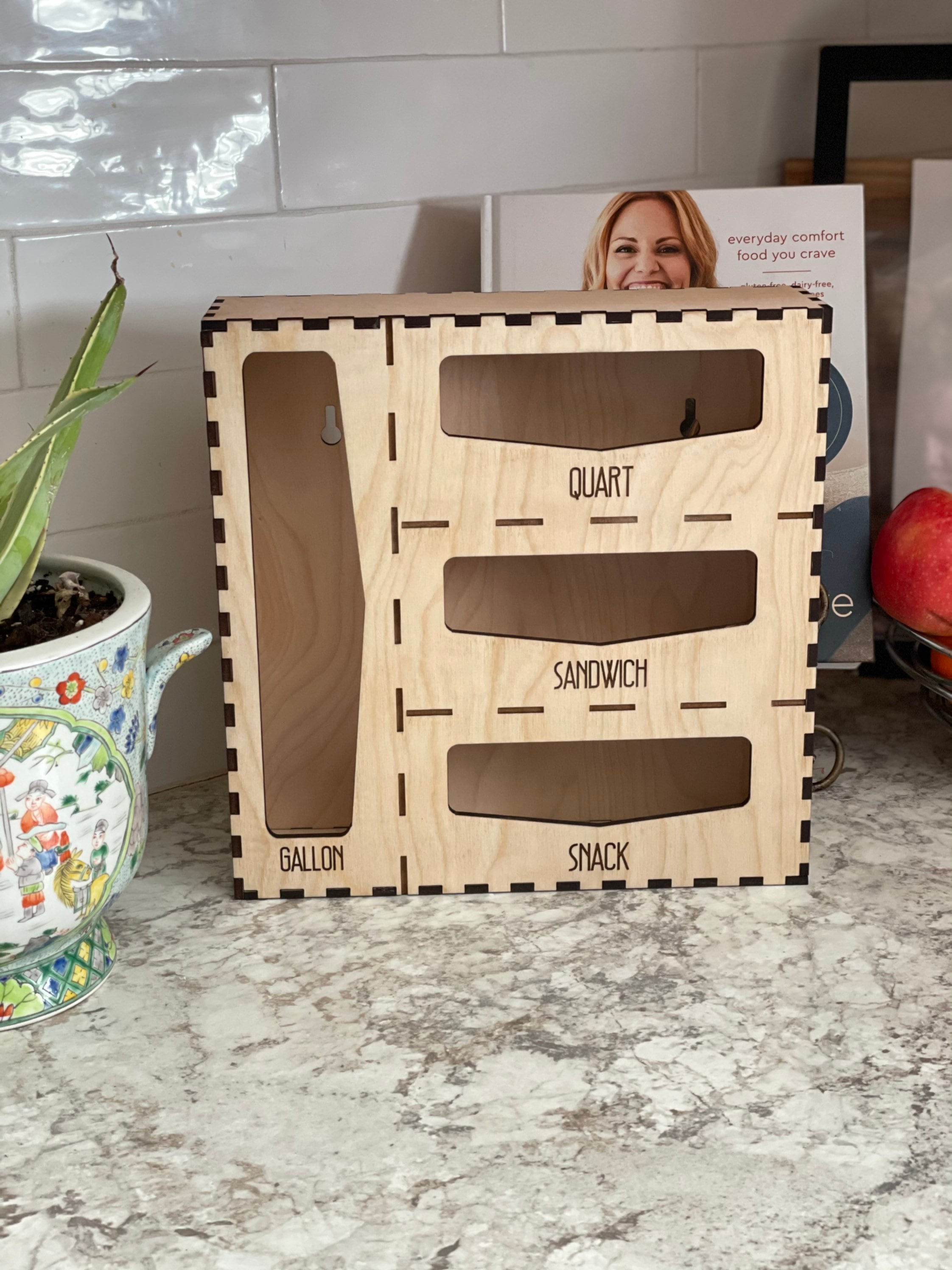 Ziplock Bag Organizer y Storage Box Etsy