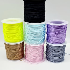 Braided nylon thread macrame thread 0.8mm image 1