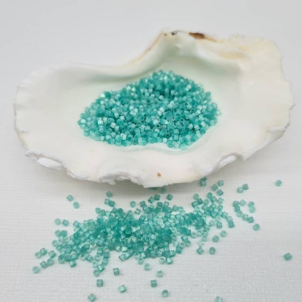 Perles Miyuki delicas 11/0 Aqua vert