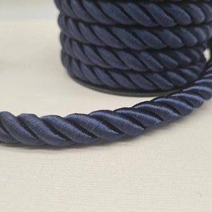 Cordon, doré ou bleu, polyester tresse 10mm , afbeelding 5