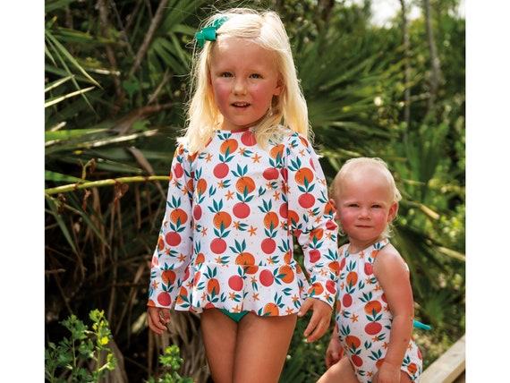 Tropical Fruit Long Sleeve Sun Shirt 