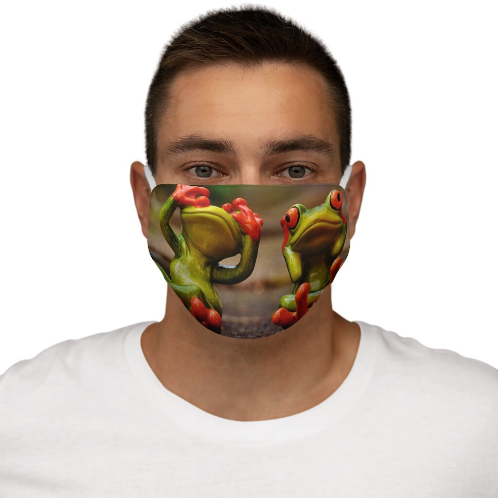 Frog Face Mask Frog Mask Cute Frog Mask Adjustable and Etsy UK