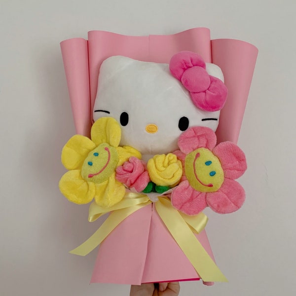 Cat Plush Bouquet Etsy