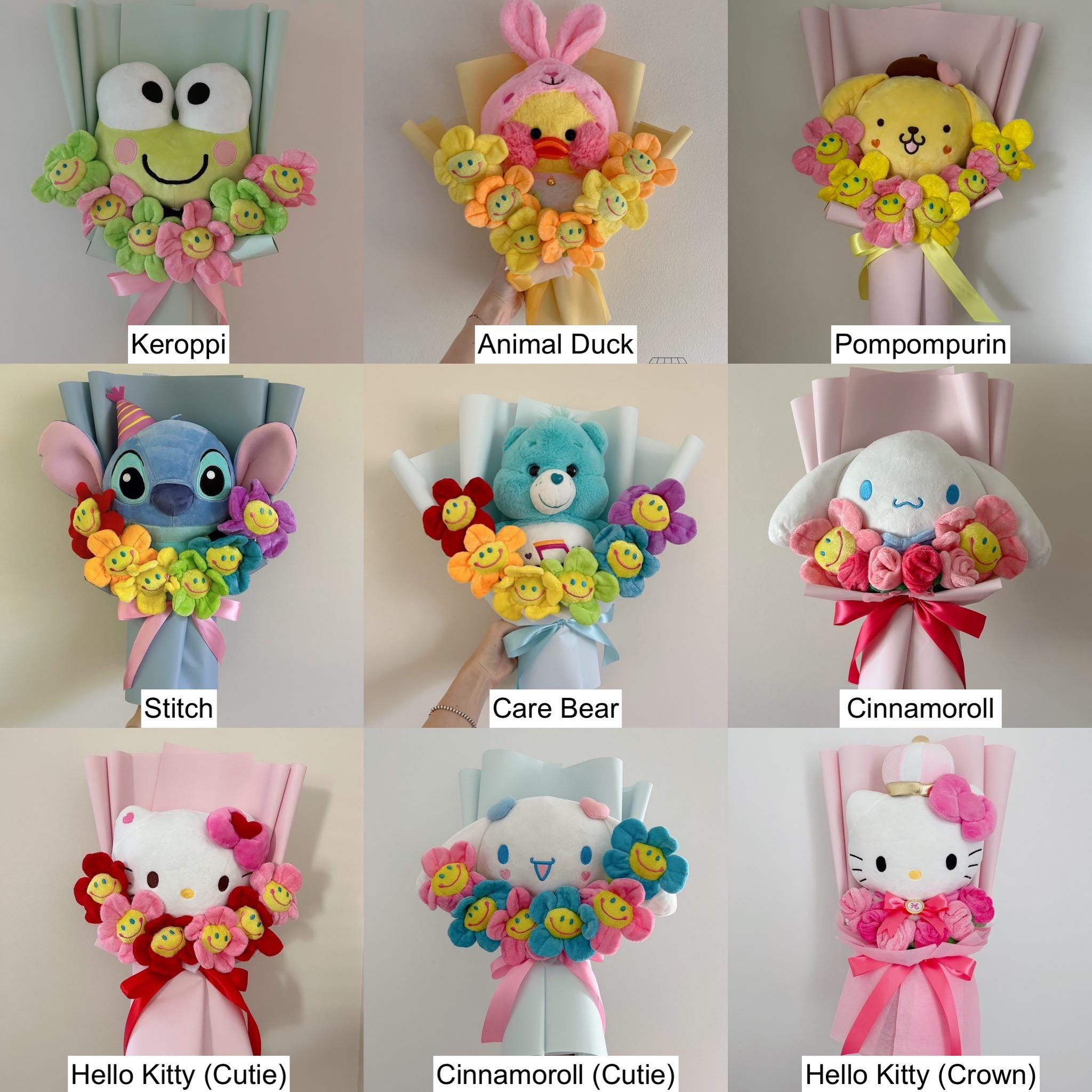 Stuffed animal bouquet discount