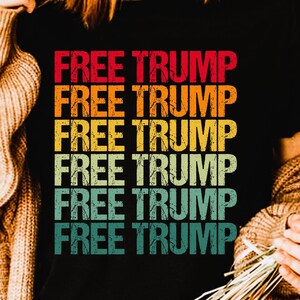 Gratis trump retro vintage png-bestanden, sublimatie voor shirts, digitale download