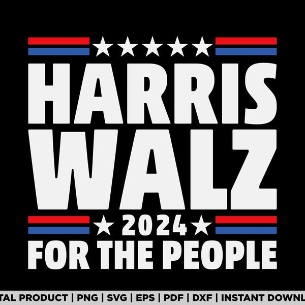 Kamala Harris Walz 2024 for the People Shirt Etsy UK
