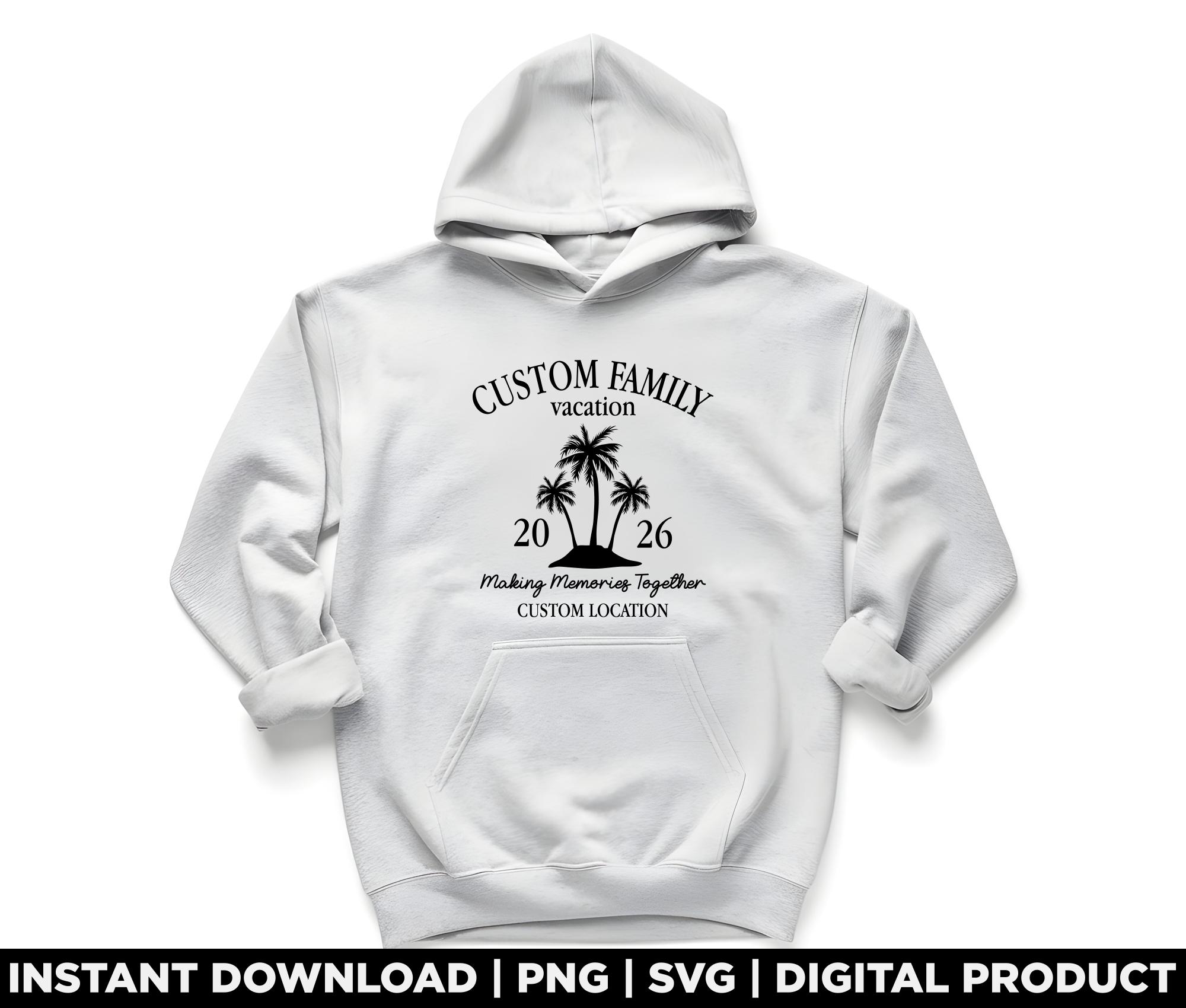 Custom Family Vacation 2026 Svg Png, Personalized Matching Trip Shirt ...