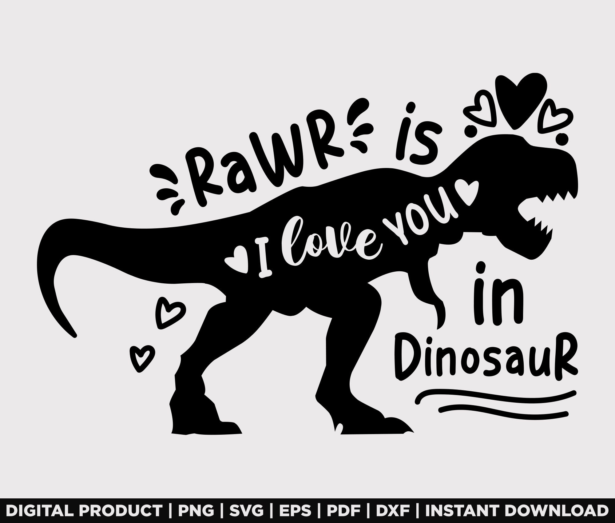 Was Bedeutet Rawr Ich Liebe Dich Rawr bedeutet, ich liebe dich in Dinosaurier lustigen Valentinstag svg